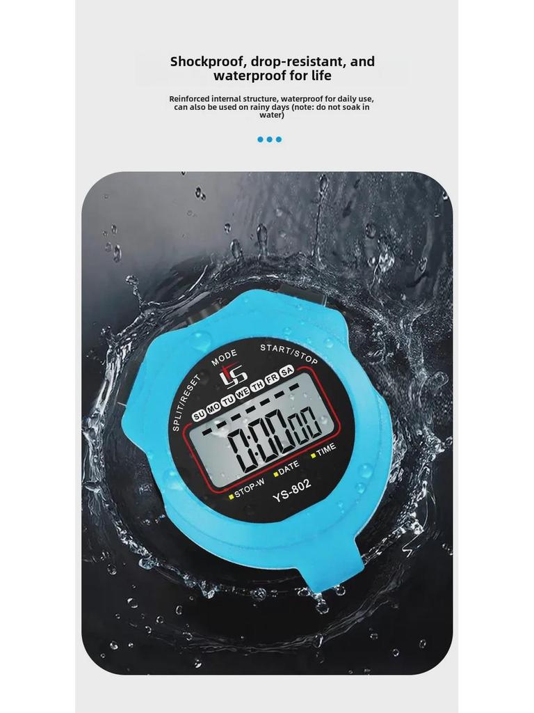 YS-802 Профессиональный одноканальный секундомер-таймер для судей по легкой атлетике