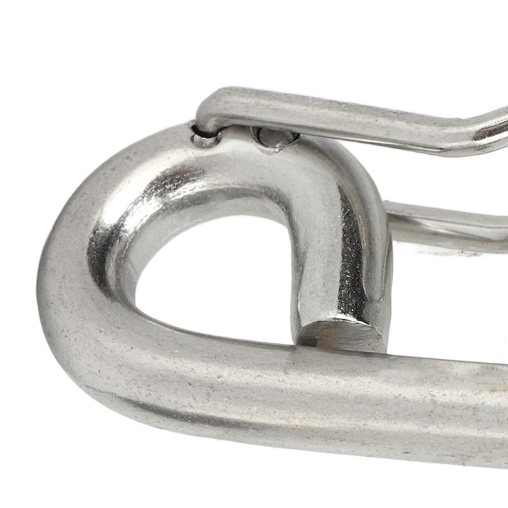 80mm Scuba Diving Safety Carabiner 316 Stainless Steel Diving Carabiner Scuba Diving