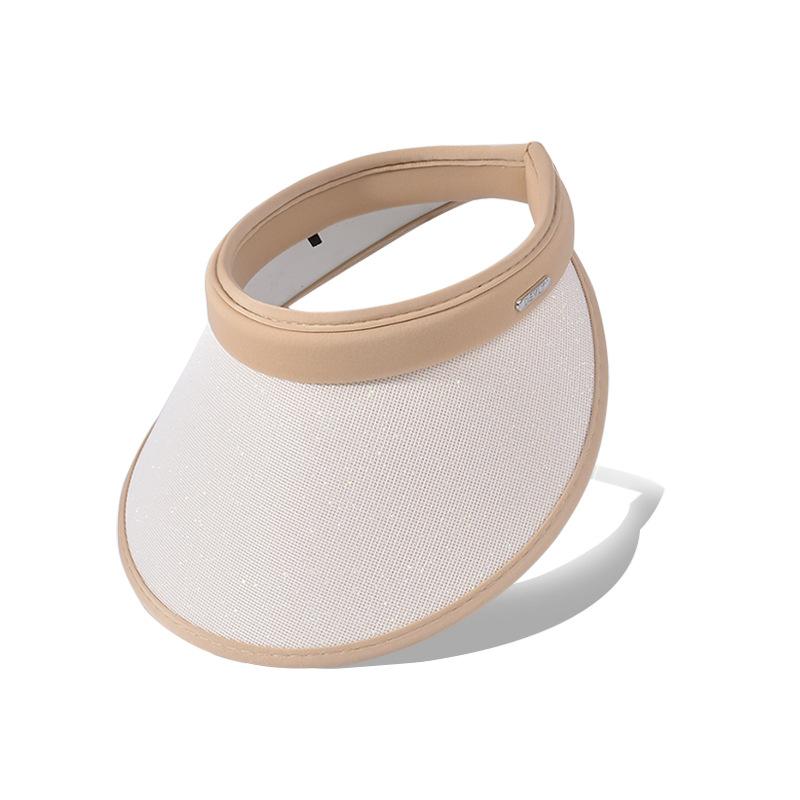 Летняя шляпа-козырек с открытым верхом, уличная повседневная солнцезащитная шляпа, детская модная универсальная шляпа, закрывающая лицо, маленькая солнцезащитная шляпа