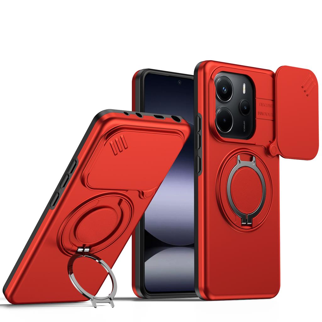 Для Redmi Note 14 Бронированный противоударный чехол-подставка с магнитным кольцом Для Redmi 15C A5 171MM Global Для 15C 173MM EU