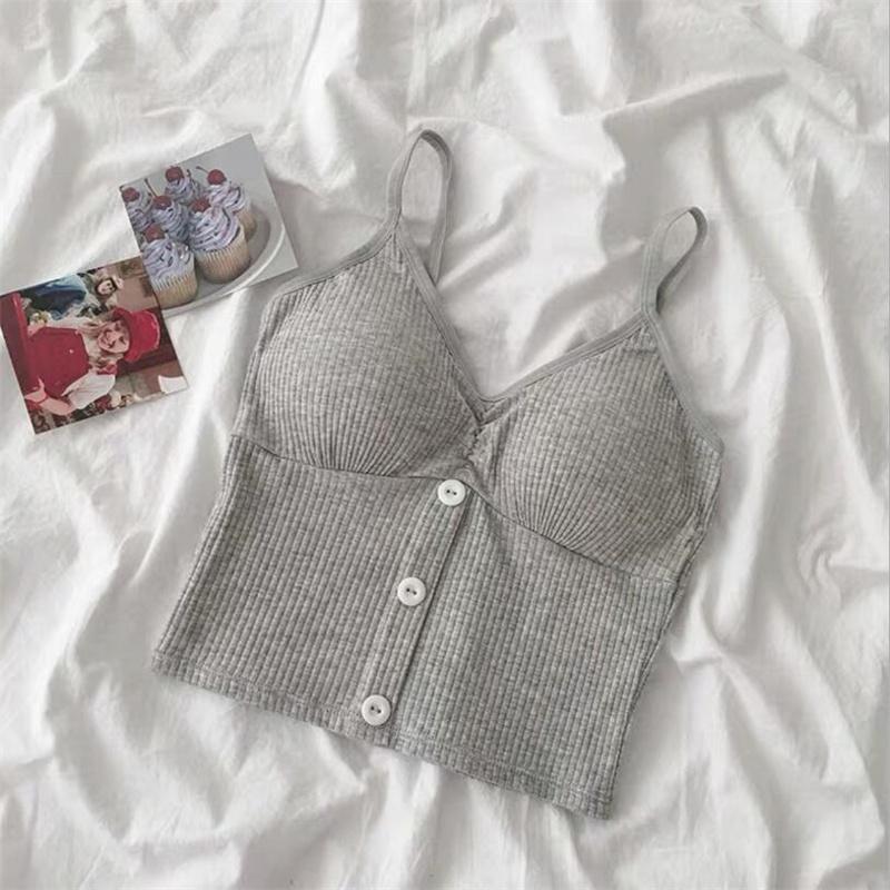 Женский вязаный топ на бретелях, удобный низ, спортивное нижнее белье, однотонный жилет, сексуальный женский вязаный укороченный топ, женский ремень