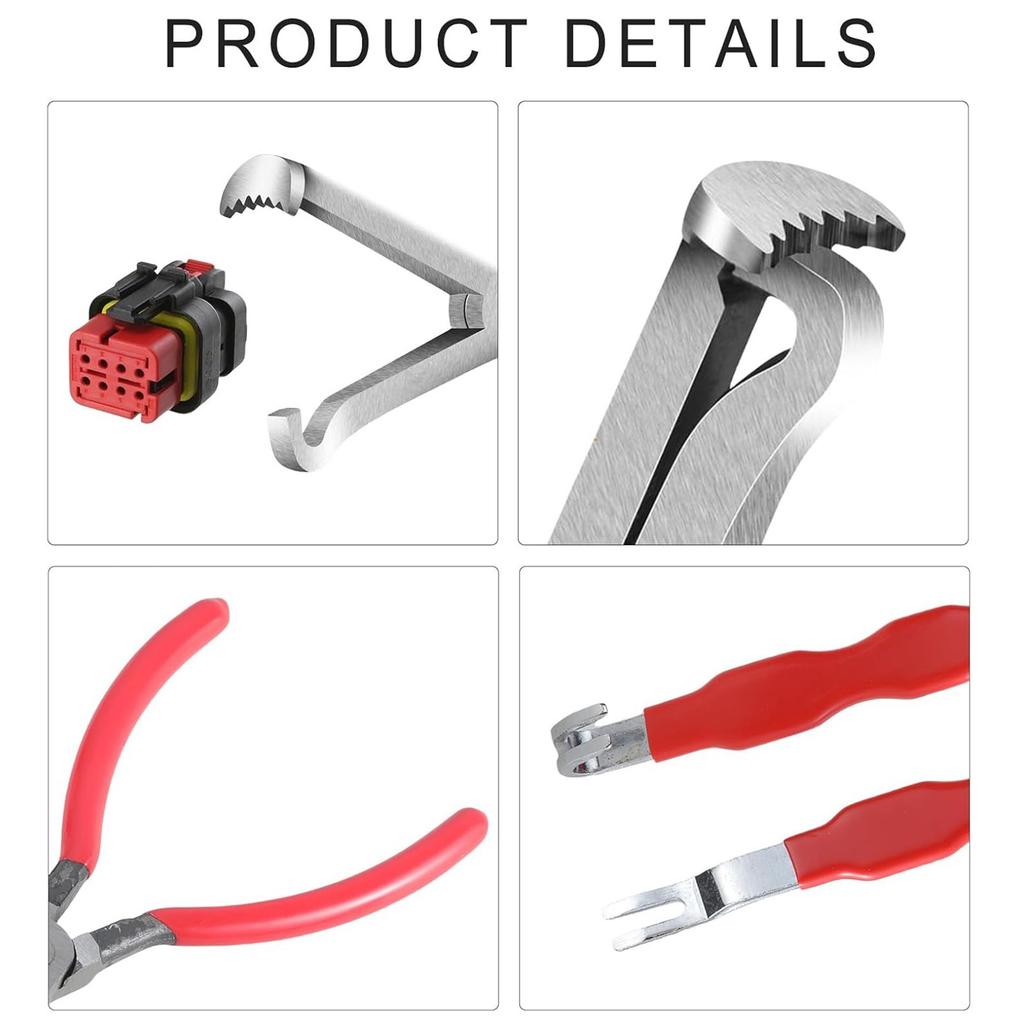 Набор электроинструментов с клещами-разъединителями, разделителями, инструментом для снятия клемм для легкой обработки различных типов проводов