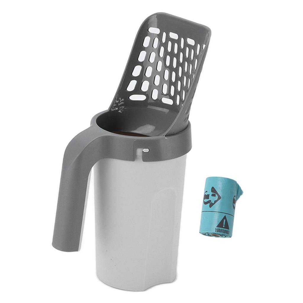 Совок для кошачьего туалета Портативная лопата для песка для кошачьего туалета с ящиком для хранения для чистки