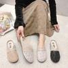 Lazy Fisherman Shoes Bag Head Half Slippers Women's Summer Wear Flat Linen One Pedal Office Replacement Cool Slippers