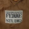 GIANFRANCO FERRE STUDIO Сделано в Италии 100% лен Пиджак 42 Бежевый Мужской Б/У