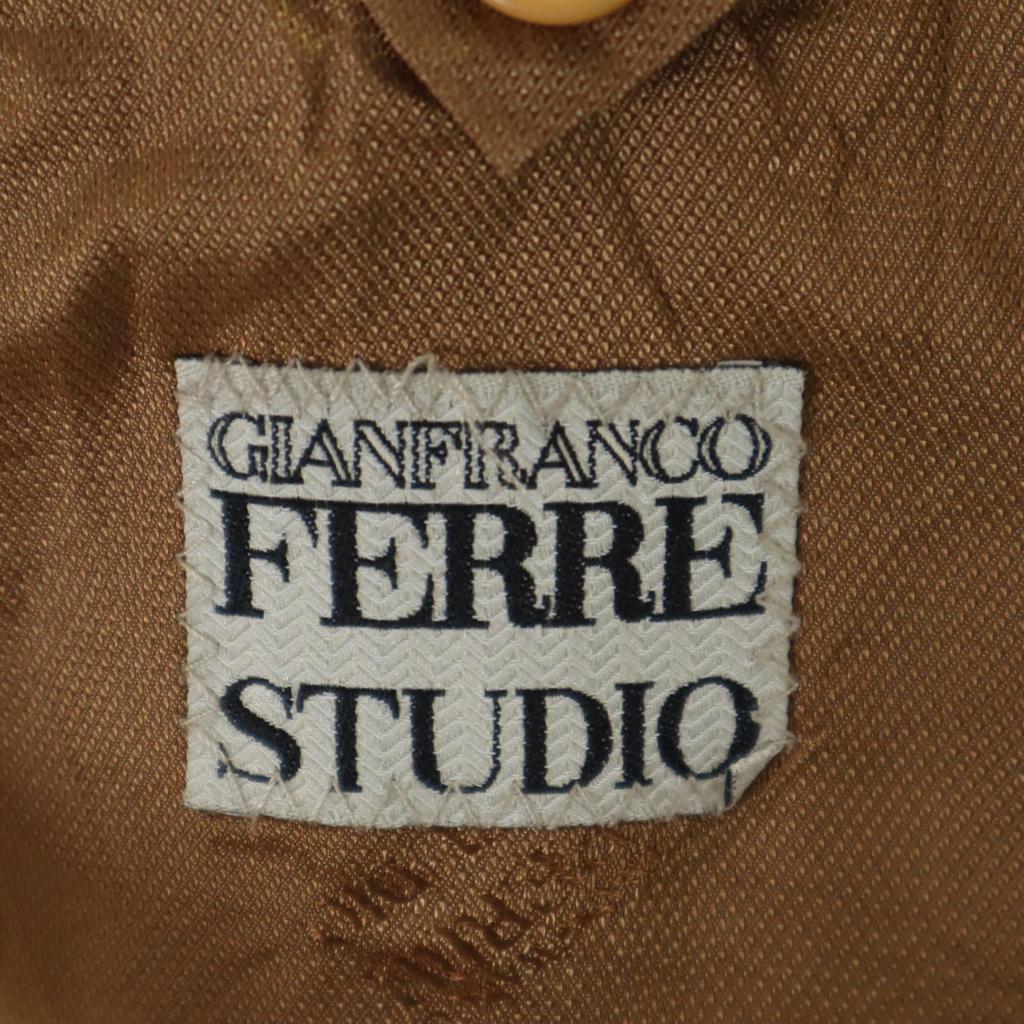 GIANFRANCO FERRE STUDIO Сделано в Италии 100% лен Пиджак 42 Бежевый Мужской Б/У
