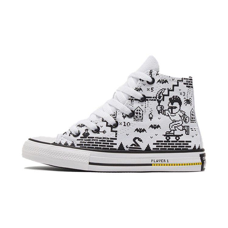 Converse Chuck Taylor All Star High GS 'Игровой принт - Белый' 670211C