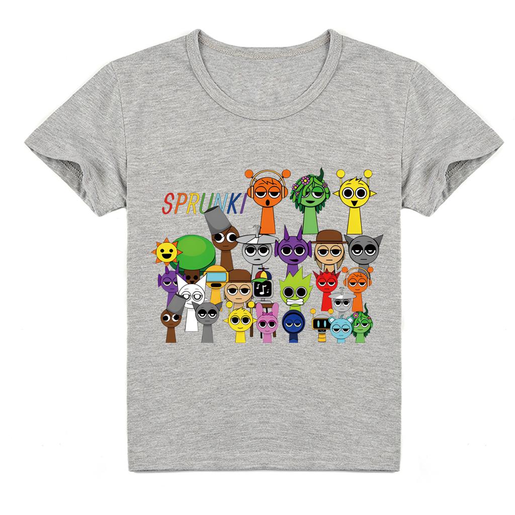 Футболка детская 2D Футболка Sprunki детская с коротким рукавом