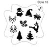 DIY Halloween Birthday Party Paint Template Stencils for Body Painting Face Art Temporary Tattoos