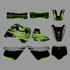 NICECNC Для Kawasaki KX 80 KX80 1994 1995 1996 1997 Мотоцикл Пластик Графические Фоновые Наклейки Комплект Индивидуальная настройка