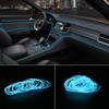 Flexible Neon EL Wire Auto Lamps Interior Decoration Light Strips Car 12V LED Cold Lights Decorative Lamp 5m Car Styling