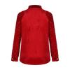 Women Loose Long Sleeve Sequin Spliced Velvet Casual Shirt Top