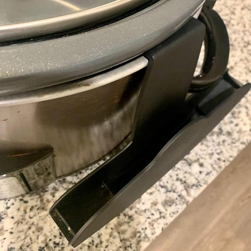 Portable Pressure Pot Cover Frame Lid Holder Pot Lid Organizer Storage Rack Keeps Countertop Free and Clean Lid Holder