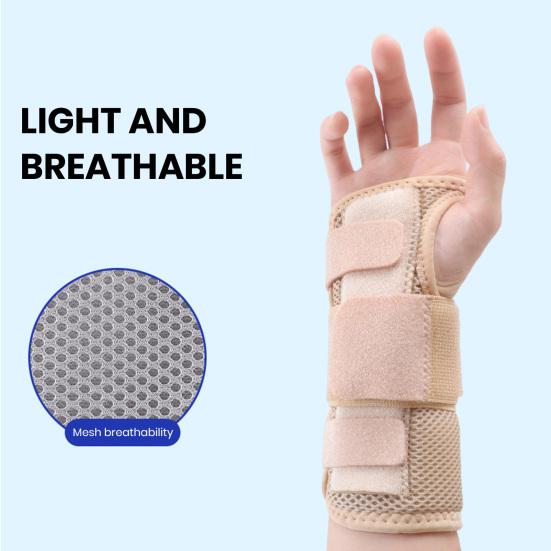 1 пара бандажей для запястья при карпальном туннельном синдроме, поддержка при артрите, тендините, растяжении, фиксатор для руки, защита, дышащая шина-поддержка для травм, упражнений