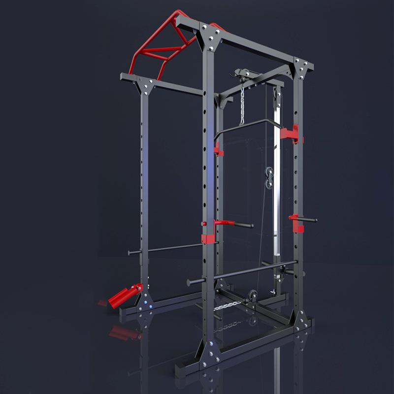 Multifunctional Home Squat Rack for Comprehensive Fitness Training