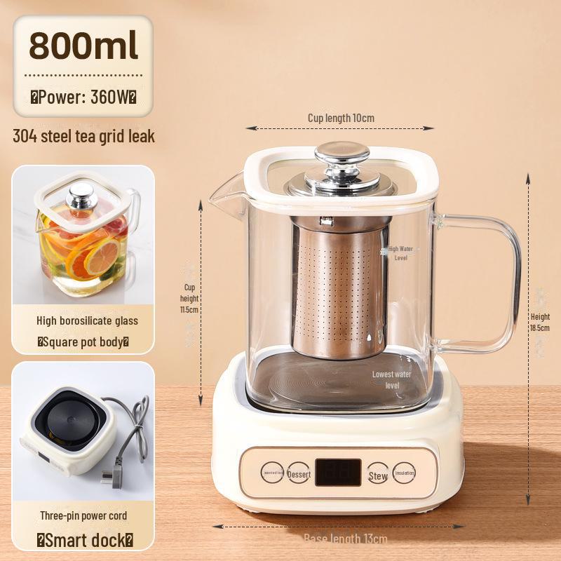 Мини-заварник с цветочным узором и чашка для здоровья — элегантный офисный подарок