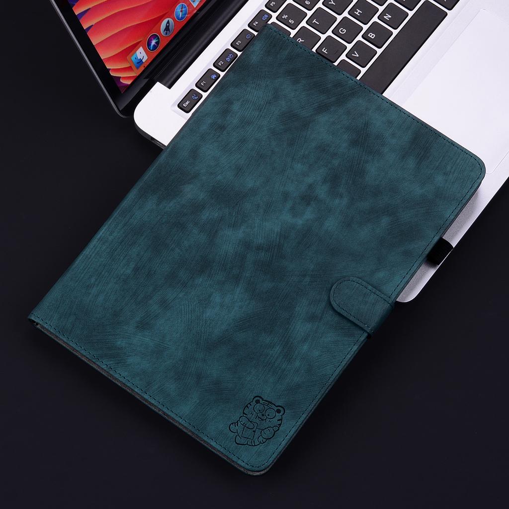 Кожаный чехол-кошелек для планшета iPad 9-го 8-го 7-го 6-го поколения Милый тигр 9.7 10.2 Mini6 Air 3 2 1 Pro 11 2025 Подставка Умный чехол