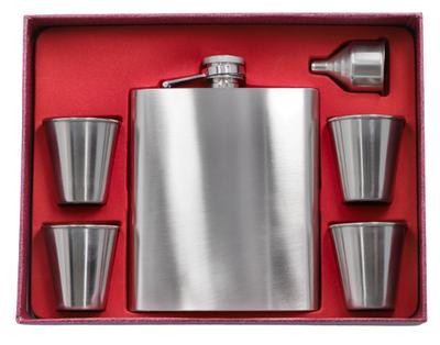 Elegant Hip Flask with Shot Glasses and Funnel - The Perfect Gift