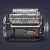 Моторизованный Симулятор V8 Двигателя Конструктор MOC Модель-Симулятор Масштабная Модель Игрушки Сделай Сам