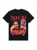 ФУТБОЛКА NICKI MINAJ, Nicki Minaj Рэп Хип-Хоп 90-х Ретро Винтажная Футболка, Nicki Mi