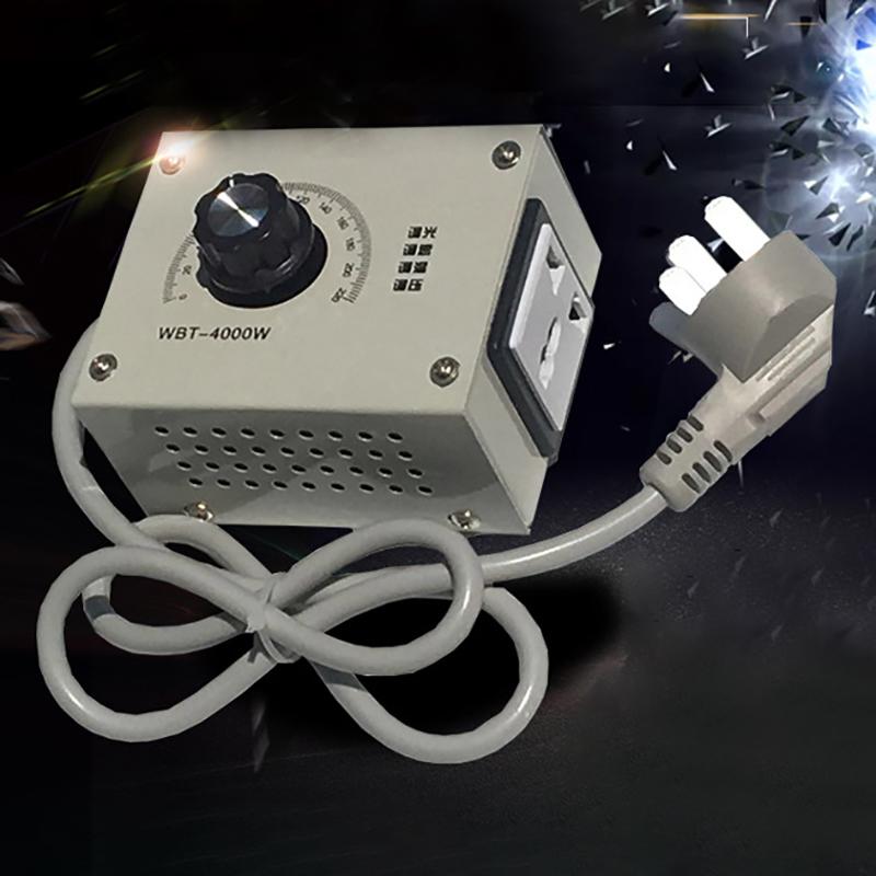 AC 220V 18A 4000W Тиристорный регулятор мощности Регулятор скорости двигателя Регулятор скорости вентилятора Регулятор напряжения Термостат