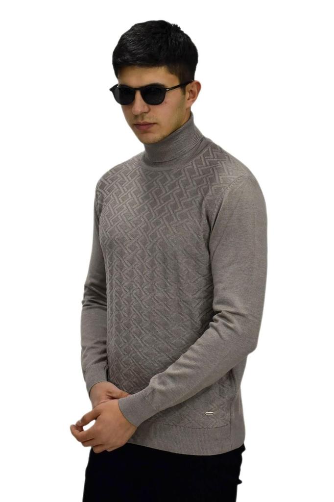 Men's Plus Size Plus Size Sweater Men's Sports Turtleneck Sweater R22507 Bgl-St03177