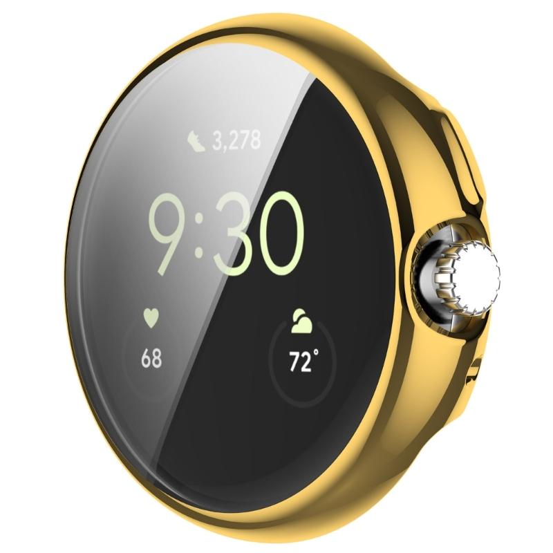 Противоударный чехол-бампер из ТПУ для Pixel Watch 2, защитная крышка, устойчивый к царапинам корпус
