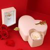 Шкатулка для украшений в форме сердца Yousheng со стрелами, сохраненными розами, мягкой подкладкой, кольцами, ожерельями, органайзером для хранения подарков на годовщину