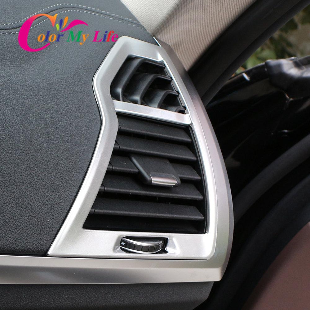 LHD Front Side Air Vent Cover Trim Stickers for BMW X4 G02 X3 G01 2018 - 2022 Car Air Outlet Panel Sticker