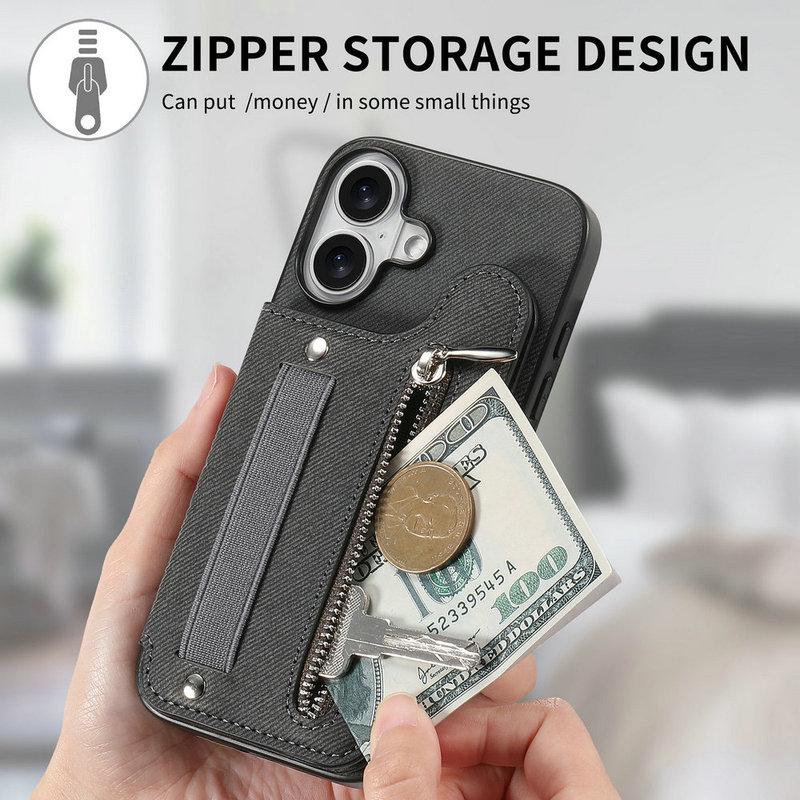 G15 G54 G86 Power 5G Luxury Case RFID Card Leather Capa for Motorola Moto G56 G66J G85 G75 G55 G35 G05 G04 G14 G06 G84 Zip Cover