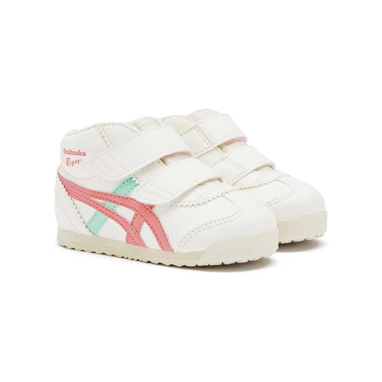 ONITSUKA TIGER Mexico 66 Mid Runner Удобные Нескользящие Амортизирующие Износостойкие Полувысокие Кроссовки для ходьбы Детские кроссовки 1184A133-104