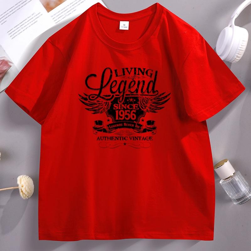 Since 1956 70th Birthday T Shirt Vintage Unisex Cotton Short Sleeve Tshirt High Quality Round Neck Printed Tee Shirts Male Tops