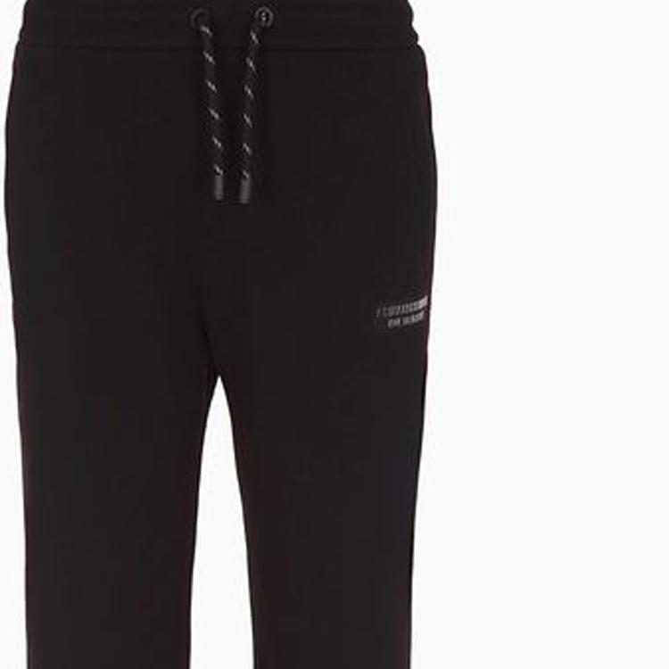 EMPORIO ARMANI Knitted Sweatpants Men's Black 6RZPHE-ZJDGZ-11200