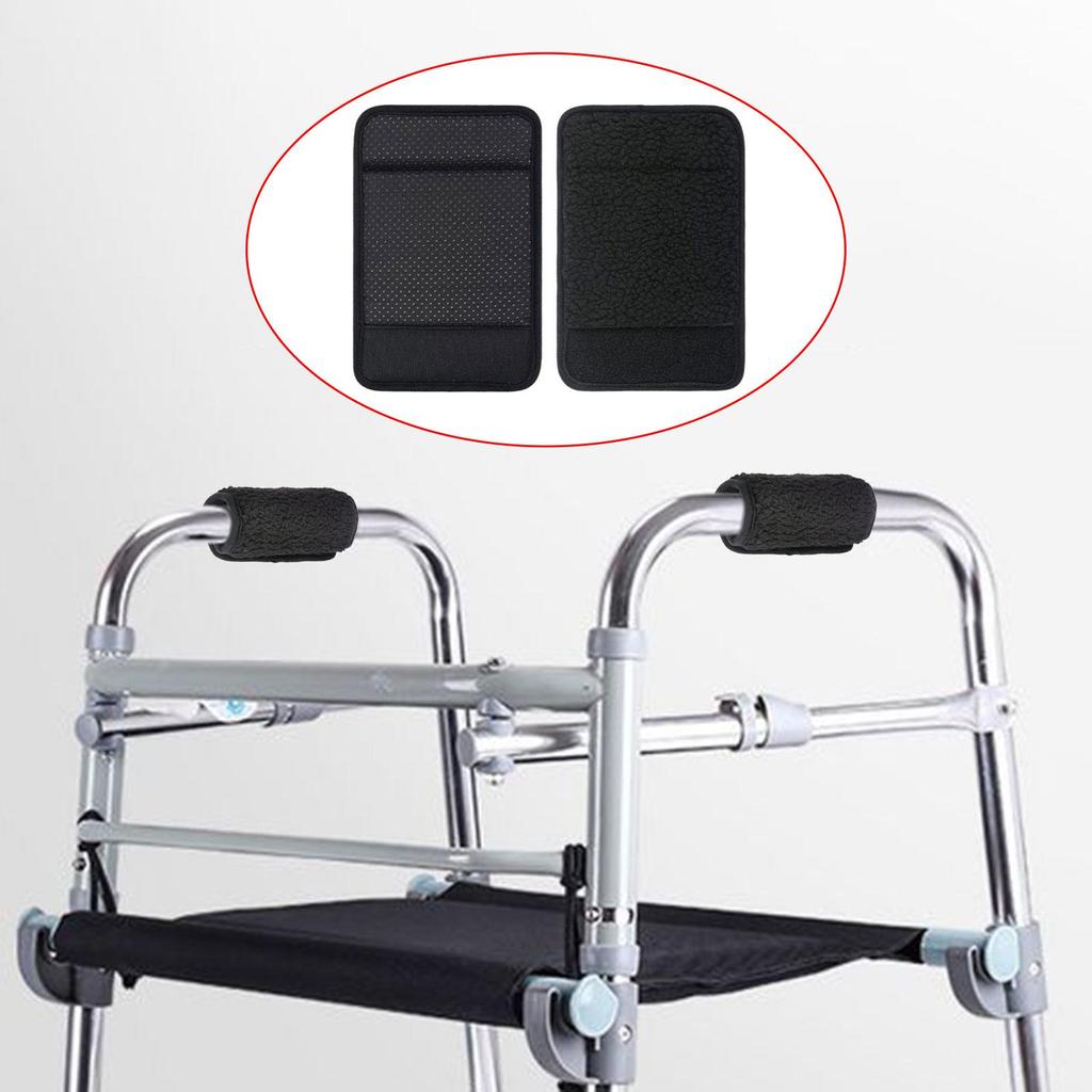 Walker Handle Cushion Pads Crutch Handle Pad Grips for Elderly Grippers Chair Anti Slip Supply Universal Washable Protect