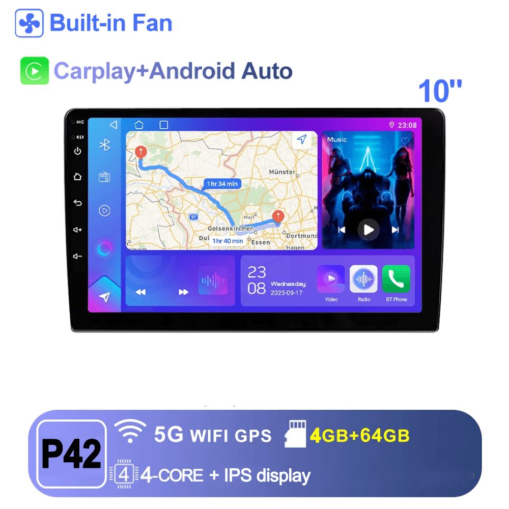 7/9/10'' 2 Din Android 13 Автомагнитола 64 ГБ Мультимедиа Видео Универсальный Стерео Carplay GPS Для Volkswagen Nissan Hyundai Kia игрушка