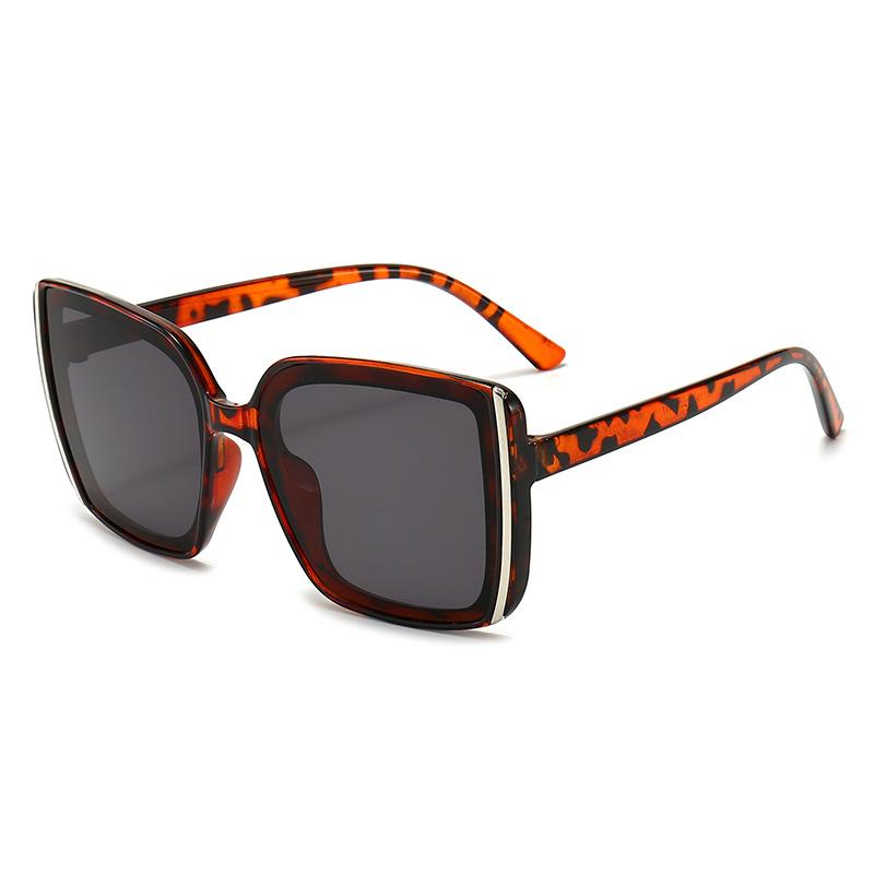 Квадратные солнцезащитные очки Солнцезащитные очки женские большие оправы солнцезащитные очки простой стиль