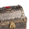 Adventurous Treasure Box Decorative Vintage Chest with Lock Antique Color Treasures Collection