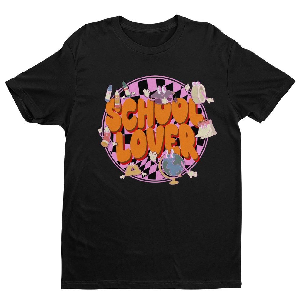 School Lover Shirt, Boho Teacher Floral T Shirt, Retro Teacher Shirt, Teacher