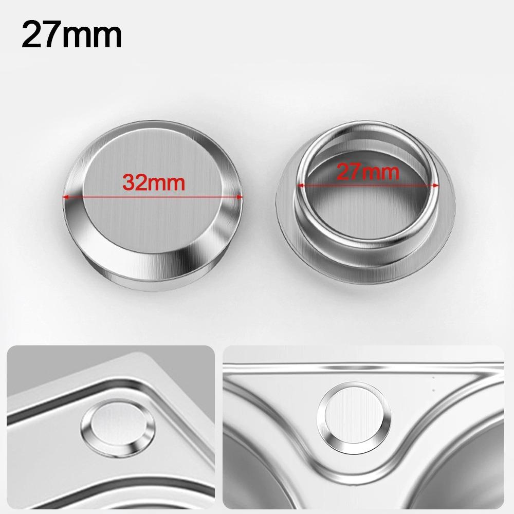 Кухонные аксессуары Заглушка для раковины из нержавеющей стали Защита от протечек Серебристая пробка для воды Сливная пробка Уплотнительная пробка для ванной