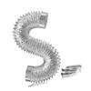 PVC Exhaust Hose 2.5m Aluminium Pipe Ventilation Hose Aluminium Flexible Hose for Dryer Extractor Hood Pipe Fan