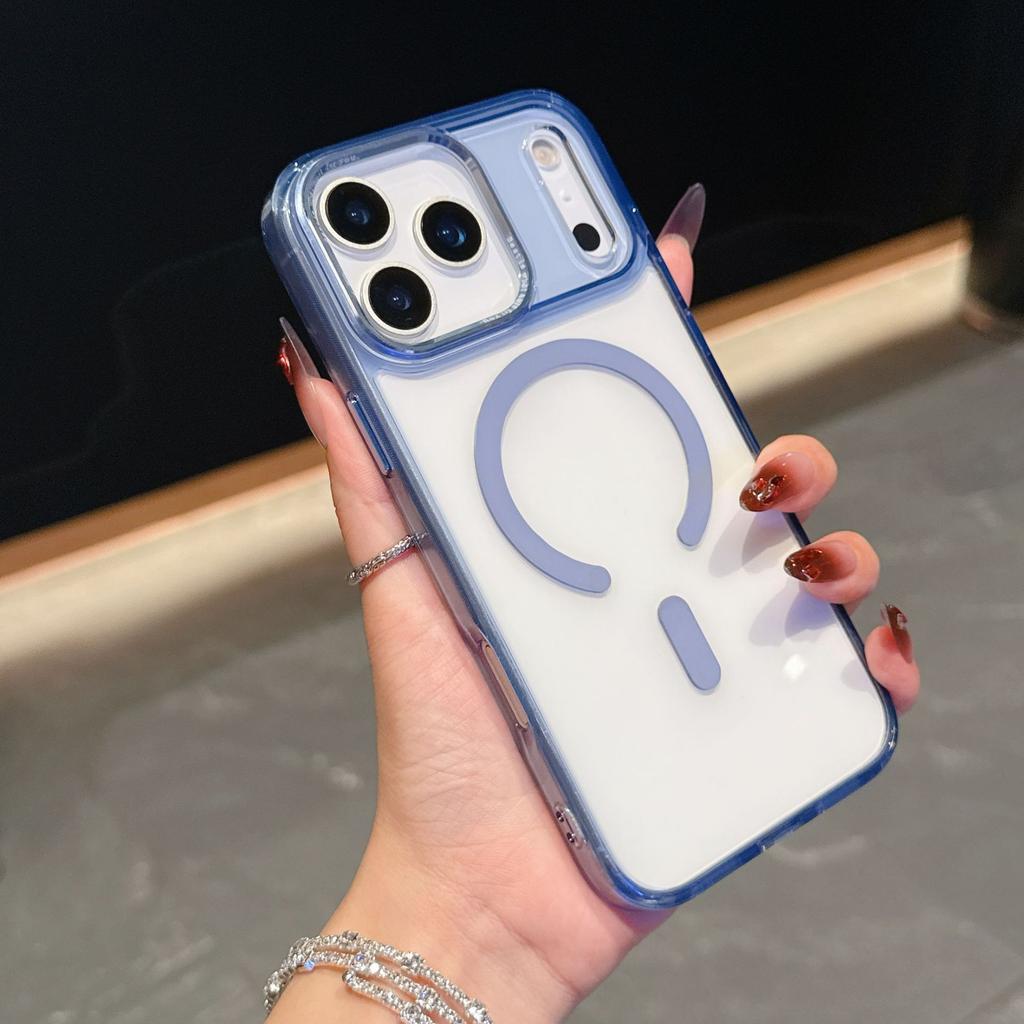 Прозрачный магнитный чехол для телефона iPhone17Air Apple 17ProMax Полная защита чехол для телефона