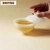 130ml Icy Jade Flower Mouth Gaiwan Vintage Tea Tureen Tea Bowl With Lid Kit Tea Maker Cover Bowl Chinese Tea Set Ornaments Craft