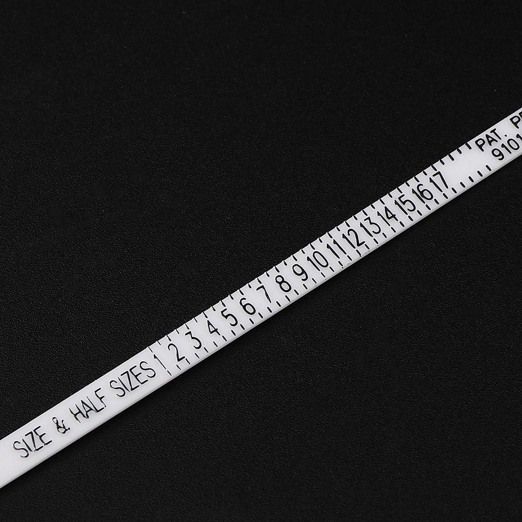 Пластиковое кольцо на палец, измерительный прибор, измеритель размера ювелирных изделий, инструмент для измерения размера запястья США 117