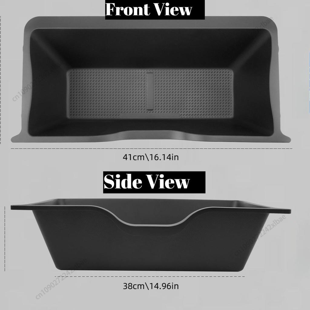 Under-seat storage box Seat storage Main and co-passenger car storage utility box accessories For Tesla Model YL 2026 2027