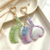 Heart Shaped Mirror Compact Grooming Set Mini Fine Tooth Comb Heart Mirror Comb  Casual Occasions