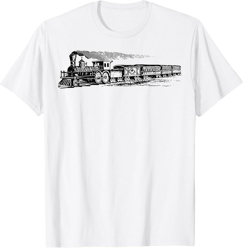 Sheldon Retro Vintage Train Steam Locomotive History Teacher T-Shirt for Men Wom