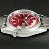 ЯПОНСКИЕ ВИНТАЖНЫЕ ОТРЕМОНТИРОВАННЫЕ АВТОМАТИЧЕСКИЕ МУЖСКИЕ ЧАСЫ SEIKO 5 7009A КРАСНЫЙ ЦИФЕРБЛАТ a446130-1