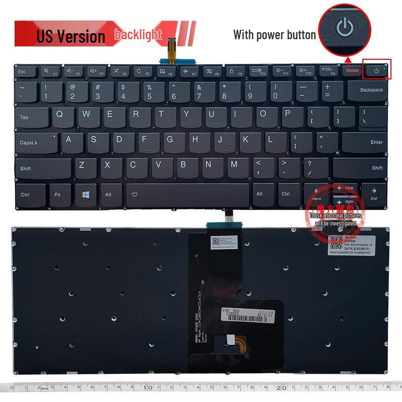 Совместимо с клавиатурами RU Lenovo 340c-14, Xiaoxin-14IWL, Xiaoxin-14IGM, S130-14IGM, E41-50.