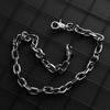 Metal Rock Punk Key Chains Clip Hip Hop Jewelry Wallet Chain Belt Pants KeyChain Biker Link