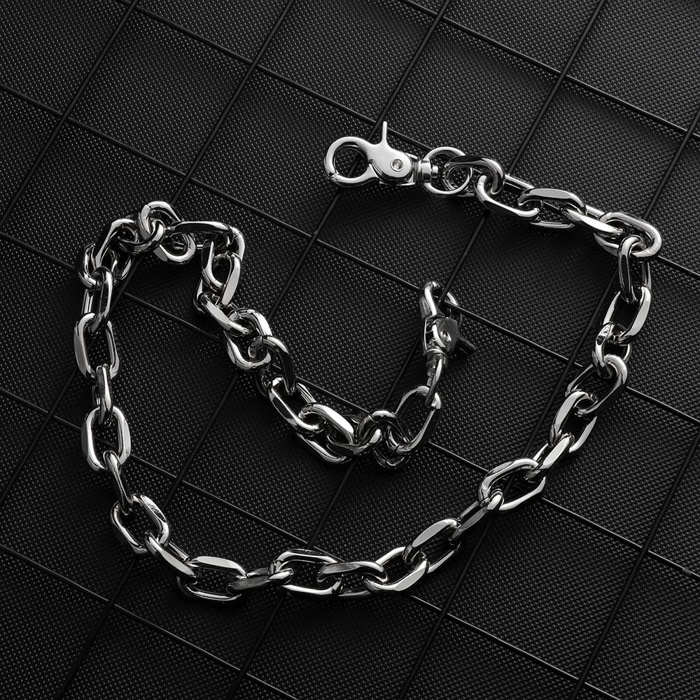 Metal Rock Punk Key Chains Clip Hip Hop Jewelry Wallet Chain Belt Pants KeyChain Biker Link
